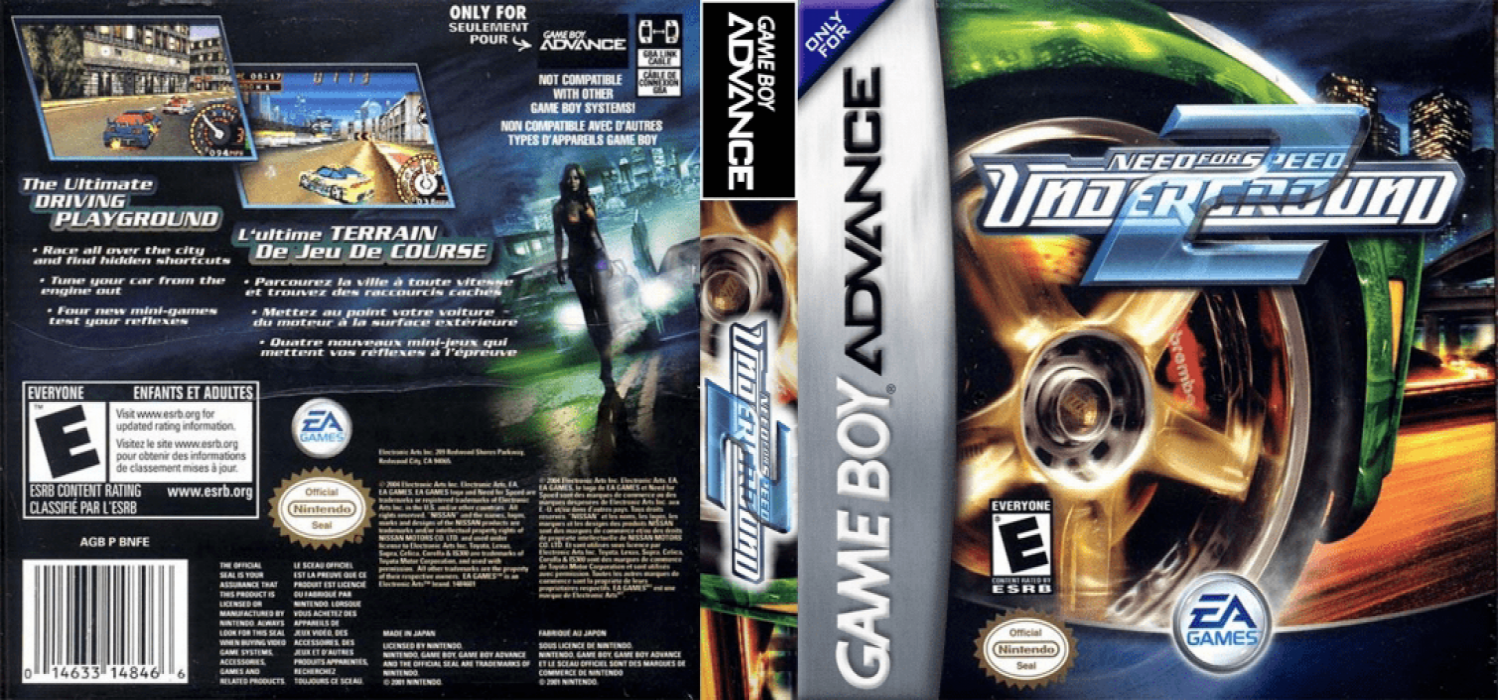 Need For Speed Underground 2 — box-texture (US)