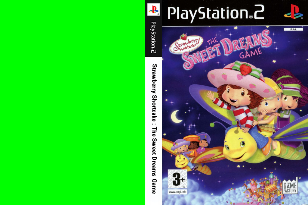 Strawberry Shortcake - The Sweet Dreams Game — box-texture (EU)