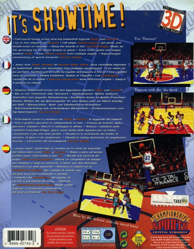 Slam 'n Jam '96 Featuring Magic N Kareem — box-2D-back (EU)
