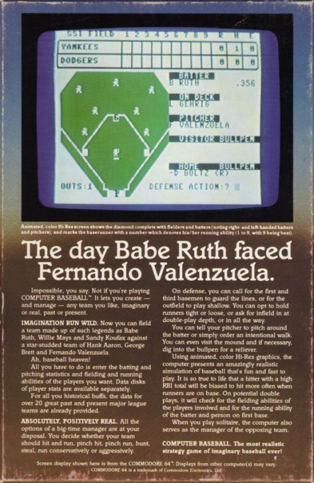 Computer Baseball — box-2D-back (US)