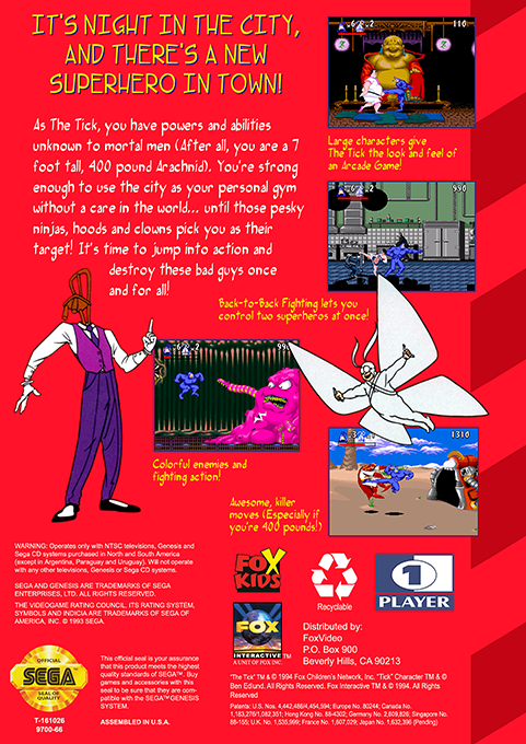 Tick The — box-2D-back (US)