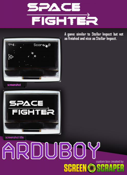 Space Fighter — box-2D-back (SS)