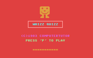Clever Clogs : Whizz Quiz — sstitle (WOR)