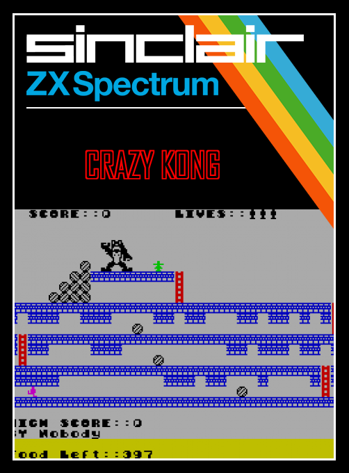 Crazy Kong box art