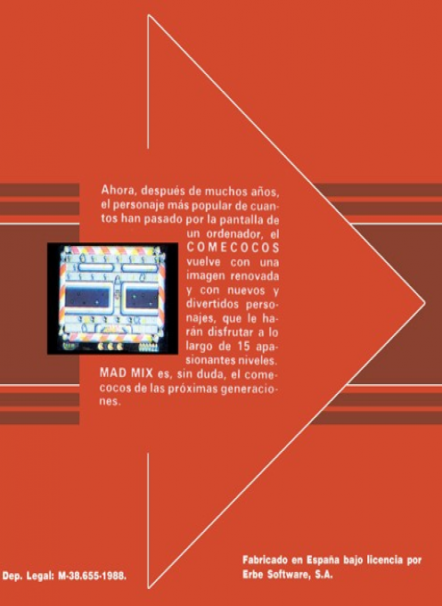 Mad Mix Game - The Pepsi Challenge — box-2D-back (SP)