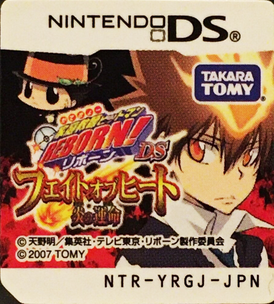 Katekyoo Hitman Reborn! DS - Fate of Heat II - Unmei no Futari — support-texture (JP)