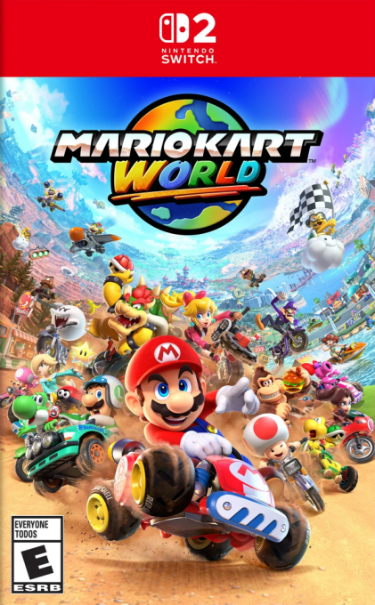 Mario Kart World box art