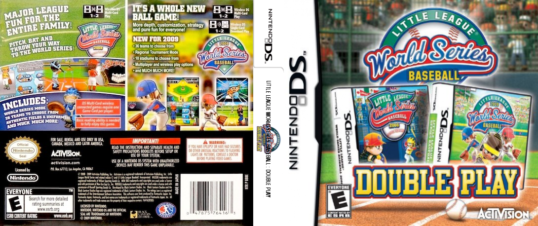 Little League World Series Baseball - Double Play — box-texture (US)