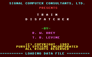 Train Dispatcher — sstitle (WOR)