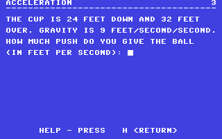 Acceleration — ss (WOR)