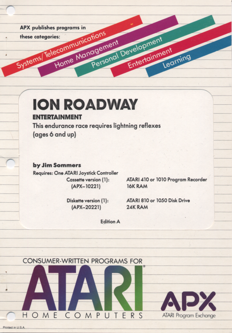 Ion Roadway box art