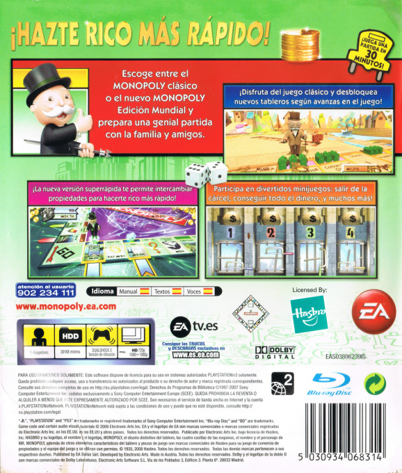 Monopoly — box-2D-back (SP)