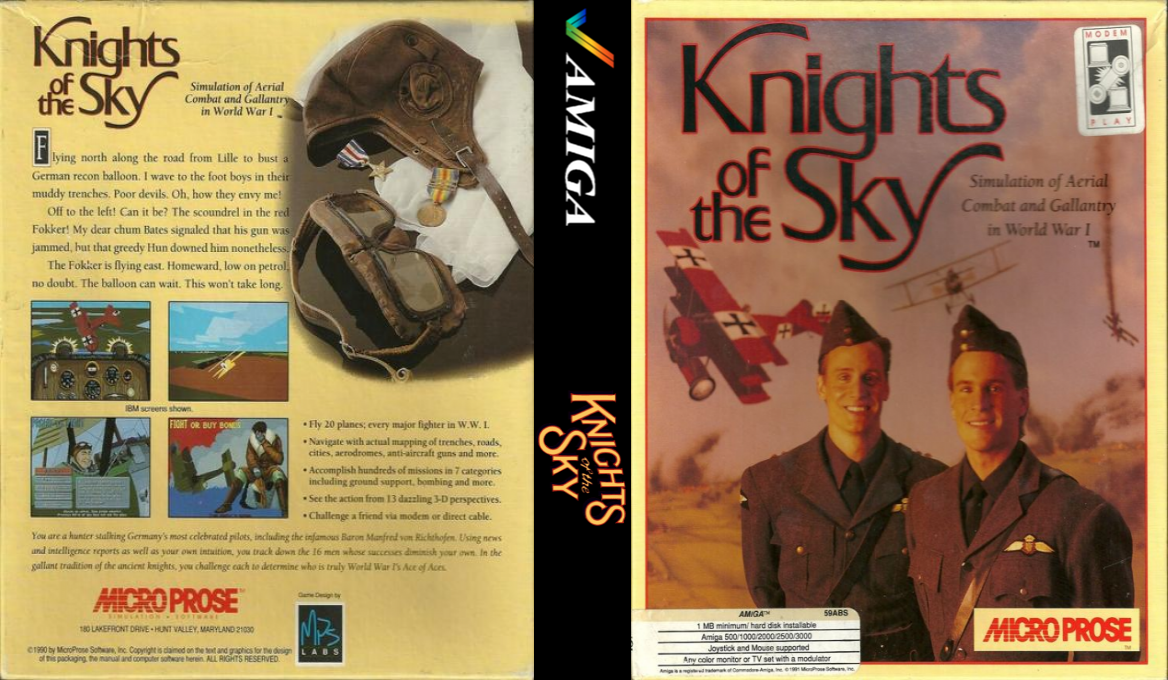 Knights of the Sky — box-texture (US)