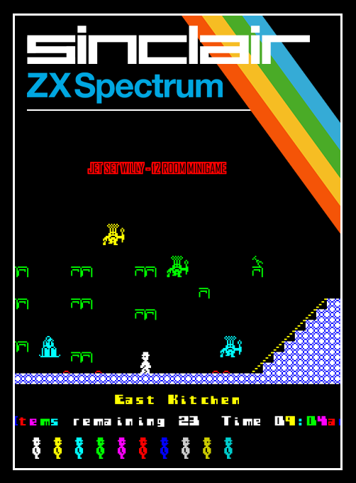 Jet Set Willy - 12 Room Minigame box art