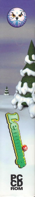 3D Lemmings Winterland — box-2D-side (EU)