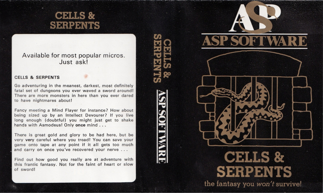 Cells And Serpents — box-texture (EU)