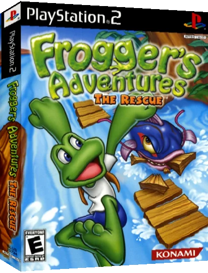 Frogger Rescue — box-3D (US)