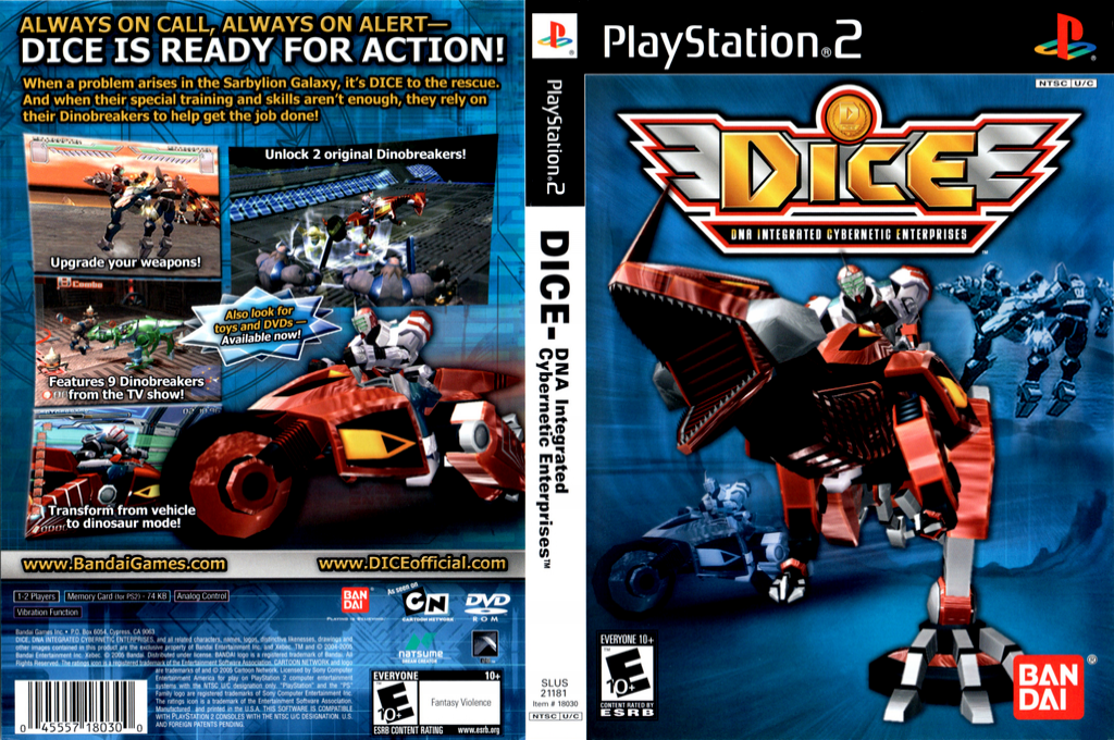 Dice - Dna Integrated Cybernetic Enterprises — box-texture (US)