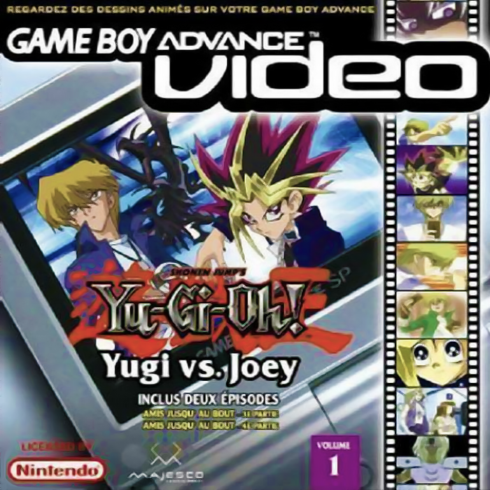 Game Boy Advance Video : Yu-Gi-Oh!, Yugi vs. Joey — box-2D (FR)