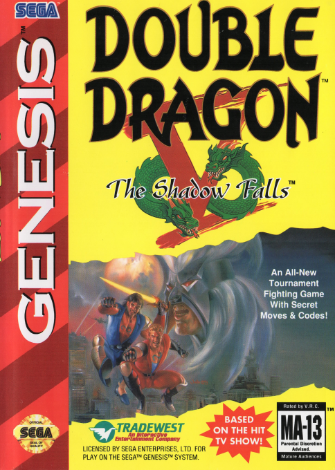 Double Dragon 5 - The Shadow Falls box art