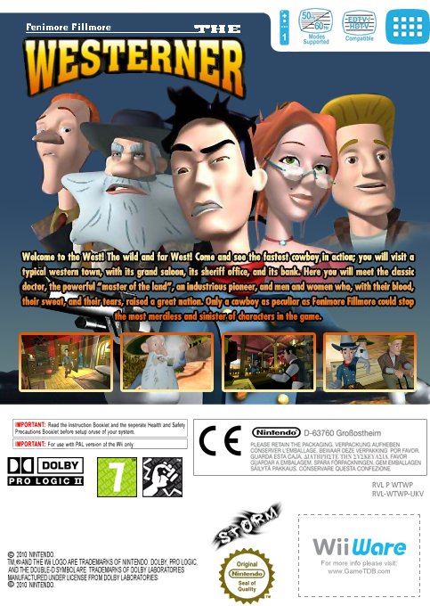 Westerner, The — box-2D-back (US)