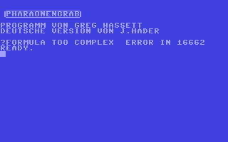 Pharaonengrab — ss (DE)