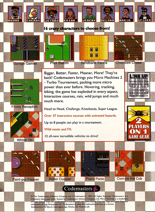 Micro Machines 2 - Turbo Tournament — box-2D-back (EU)