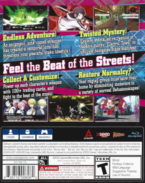 Akiba's Beat — box-2D-back (US)
