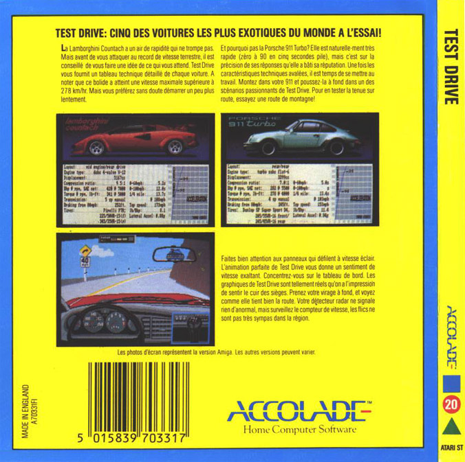 Test Drive — box-2D-back (EU)