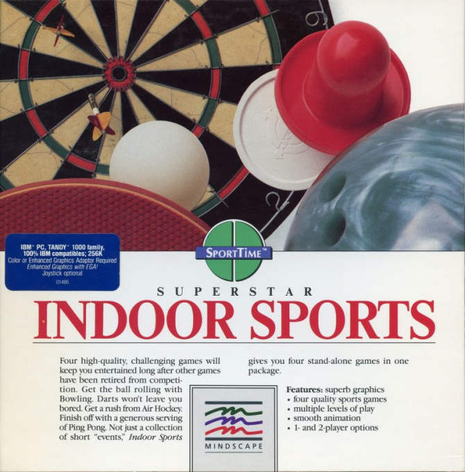 Superstar Indoor Sports box art