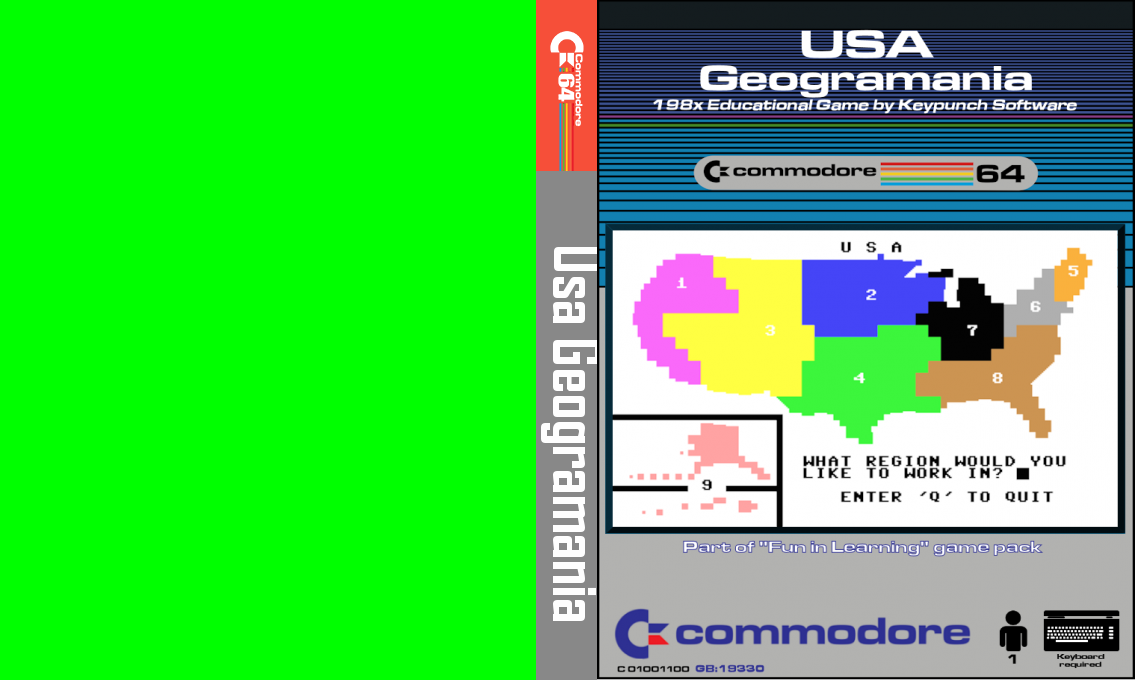USA Geogramania — box-texture (CUS)