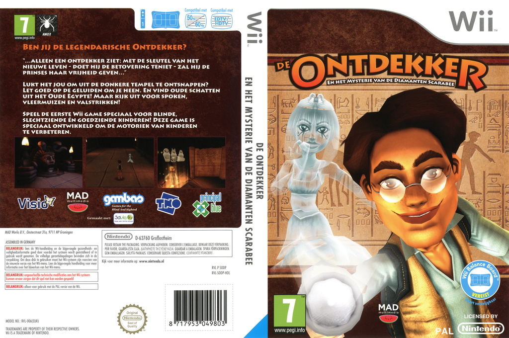 Ontdekker en het Mysterie van de Diamanten Scarabee, De — box-texture (EU)