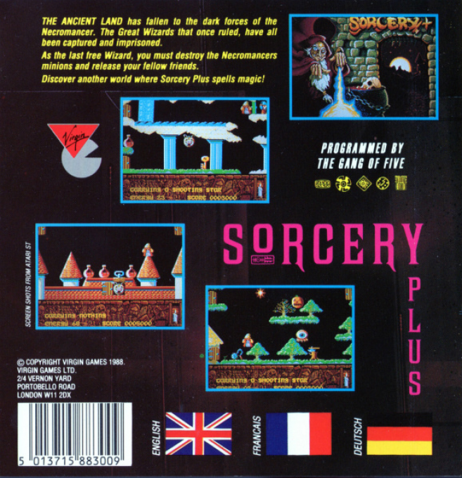Sorcery Plus — box-2D-back (EU)