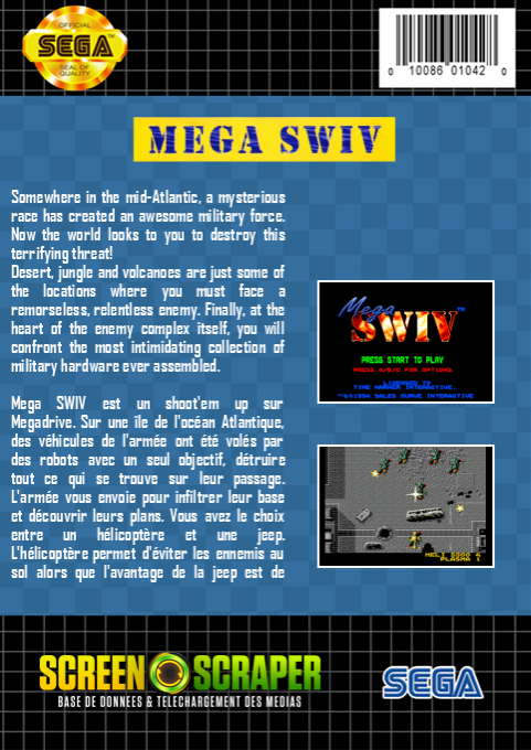 Mega Swiv — box-2D-back (SS)