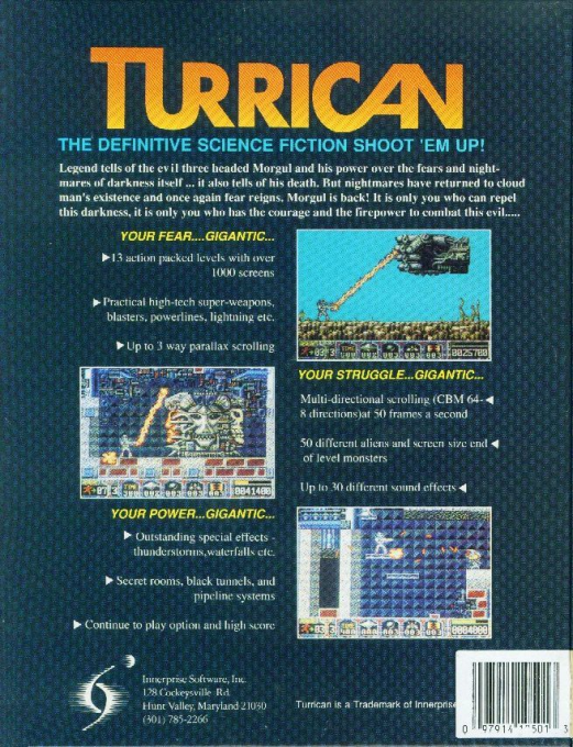 Turrican — box-2D-back (US)