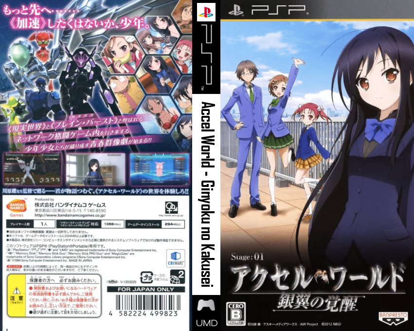 Accel World - Gin'yoku no Kakusei — box-texture (JP)