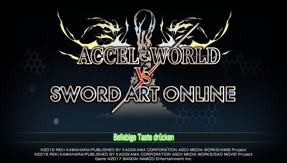 Accel World Vs. Sword Art Online — sstitle (DE)