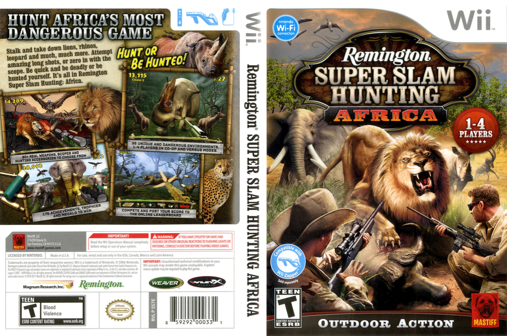 Remington Super Slam Hunting - Africa — box-texture (US)
