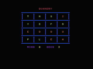 Quandry — ss (WOR)