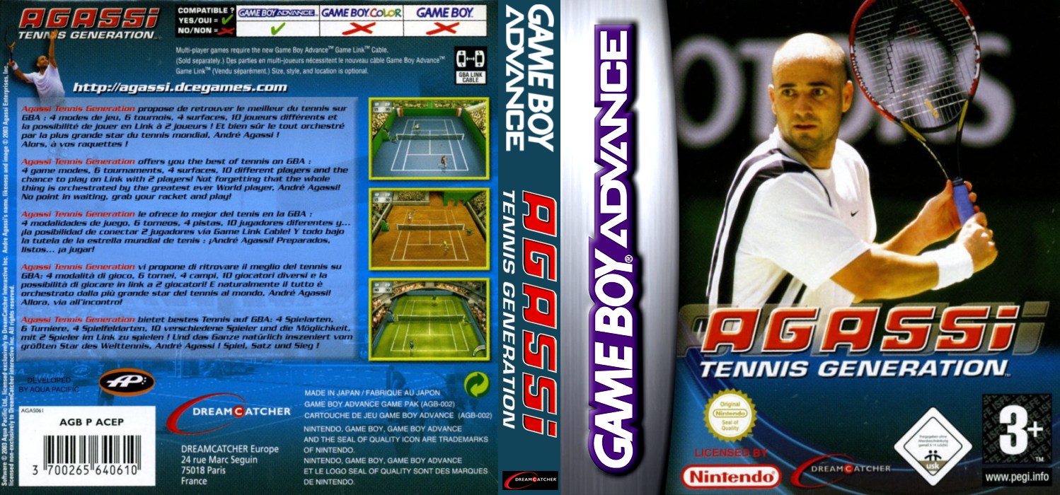 Agassi Tennis Generation — box-texture (EU)