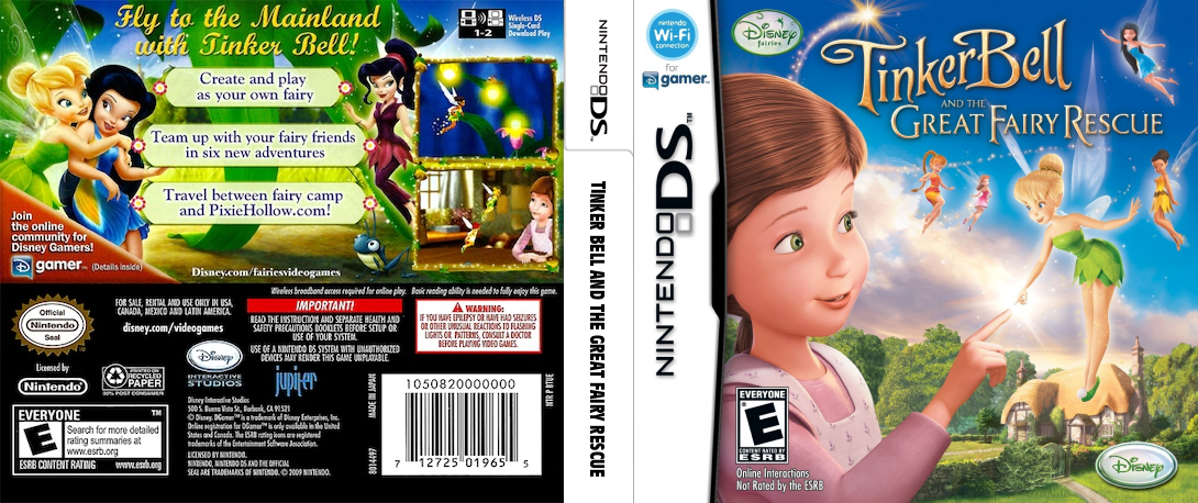Tinker Bell to Yousei no Ie — box-texture (US)