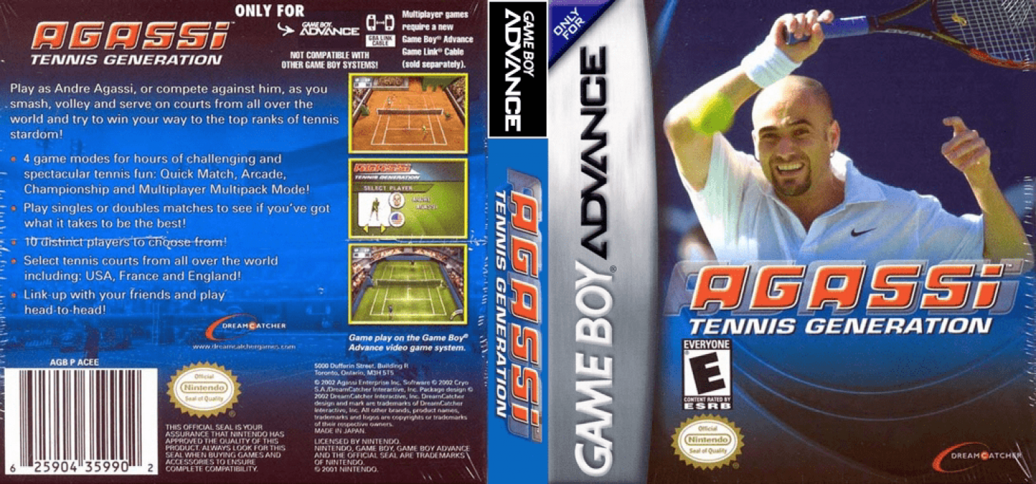 Agassi Tennis Generation — box-texture (US)