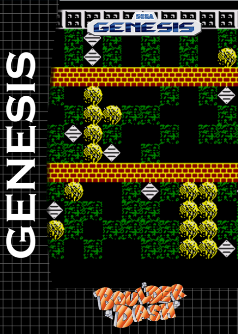 Genesis Boulder Dash box art