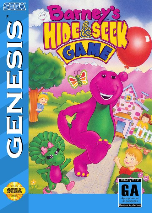 Barney's Hide And Seek Game box art