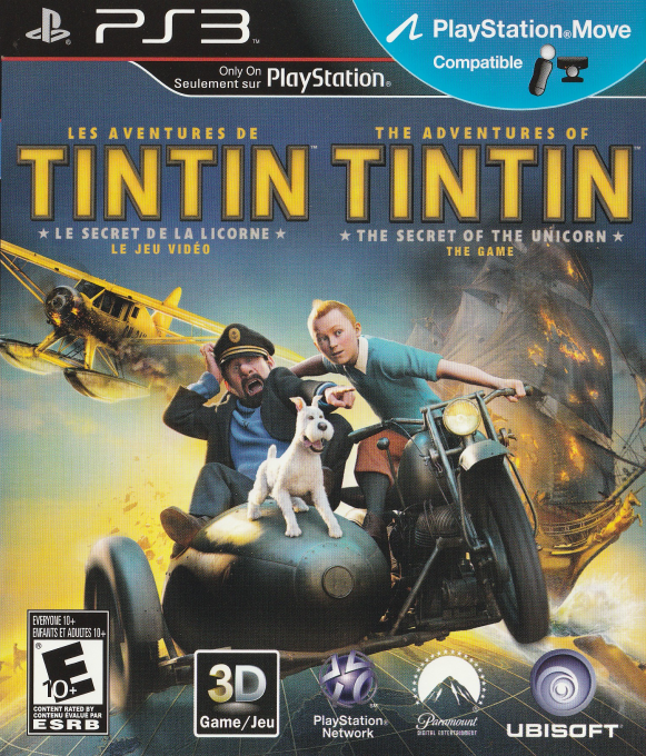 Adventures of Tintin, The - The Game — box-2D (CA)