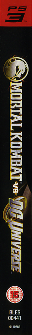 Mortal Kombat vs. DC Universe — box-2D-side (UK)