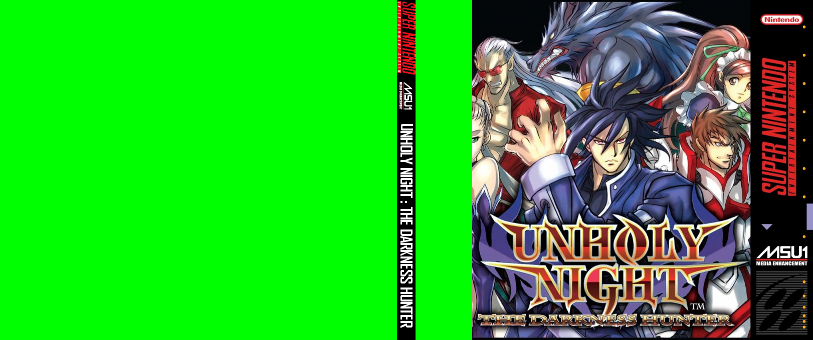 Unholy Night - The Darkness Hunter — box-texture (US)