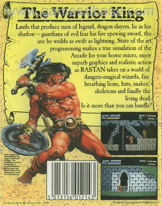 Rastan — box-2D-back (EU)