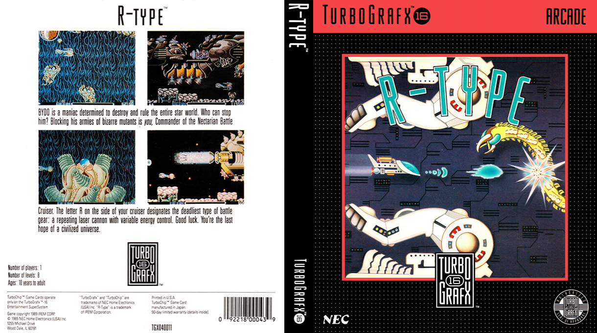 R-Type I — box-texture (US)