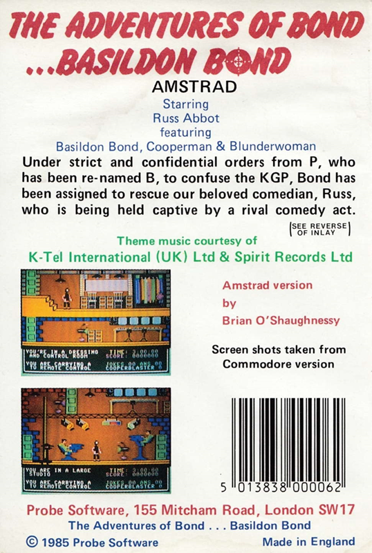 Adventures Of Bond... Basildon Bond, The — box-2D-back (EU)
